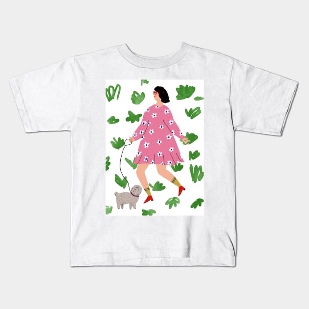 Walk Kids T-Shirt by Sofi Naydenova